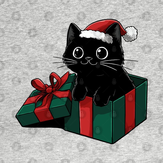 Christmas Gift Cat by katzura